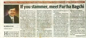 Partha Bagchi Newspaper Review 1